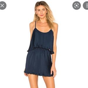 By The Way/Superdown - Tawnie Cami Pleated Navy Mini Dress